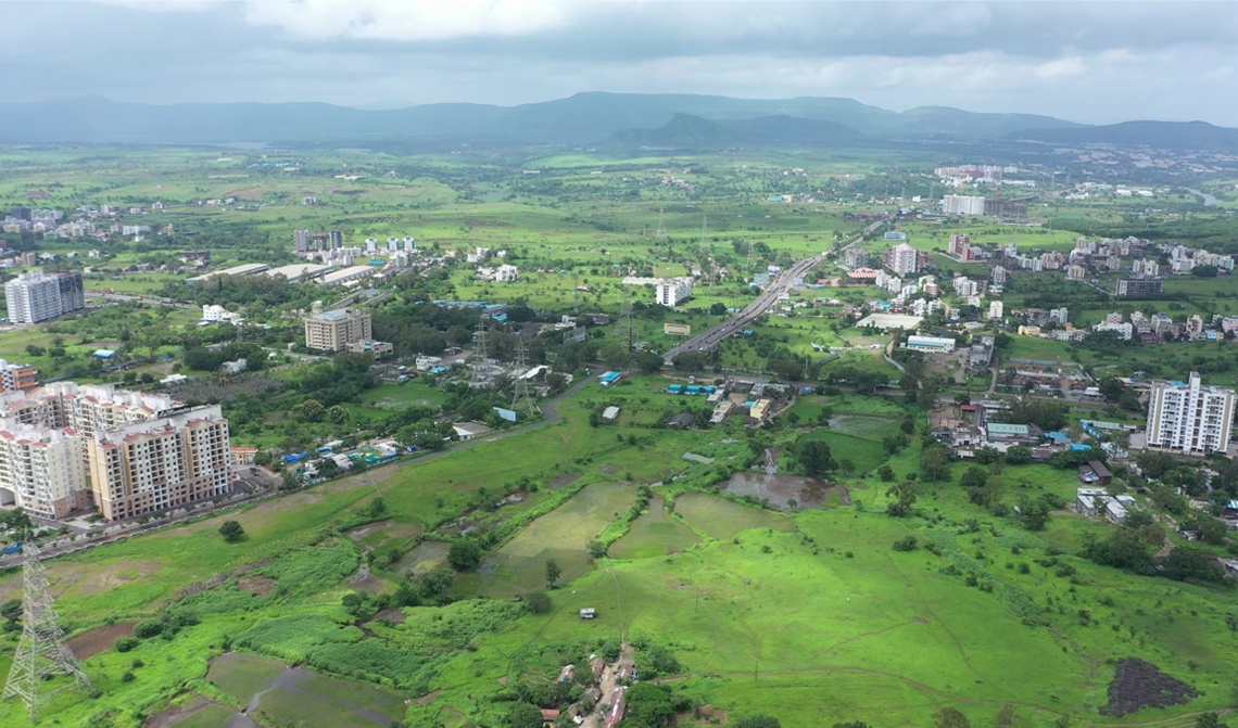 Scenic view of Talegaon