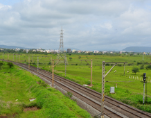 At a distance Jambhulgaon