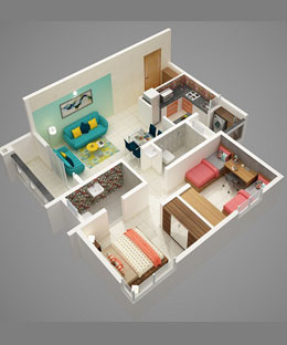 4.5BHK Terrace Duplex (d1-d2)